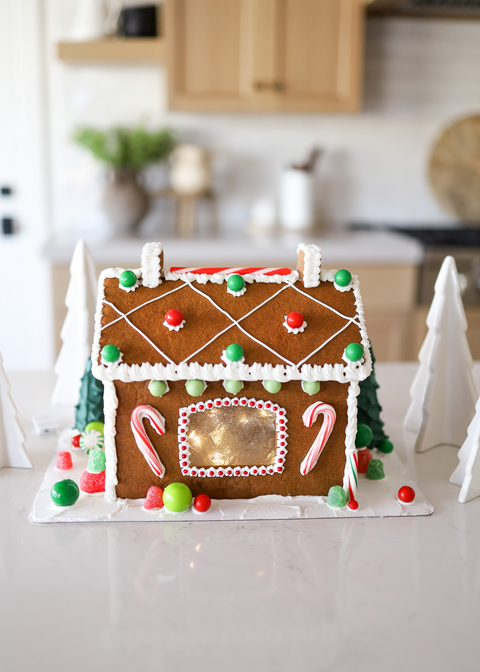 Classic Cottage Gingerbread House Template