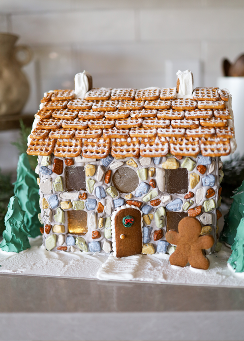 Classic Cottage Gingerbread House Template