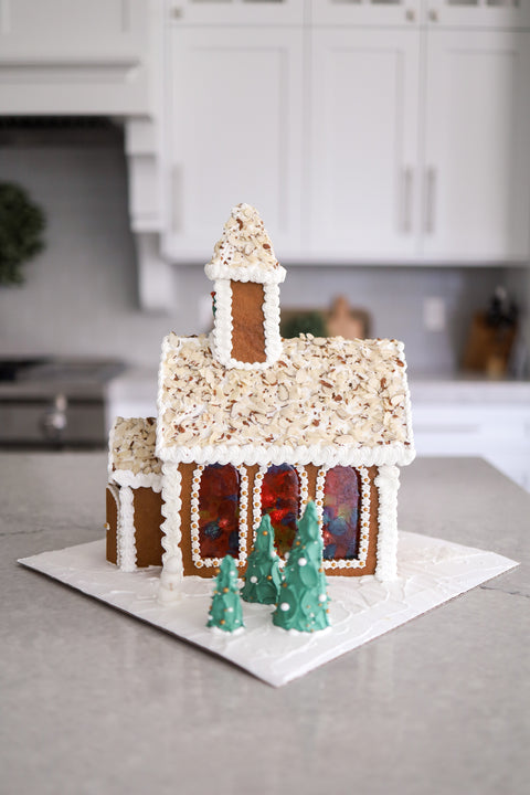 Gingerbread Church Template