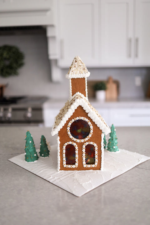 Gingerbread Church Template