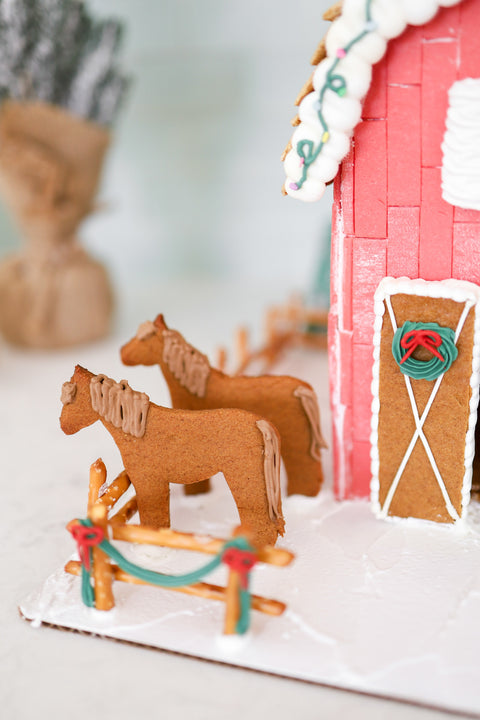 Gingerbread Barn Template