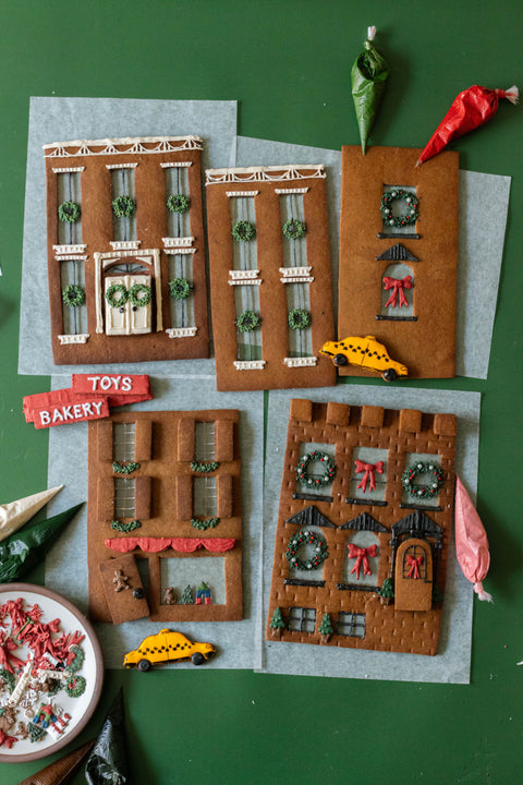 Sleeping Makes Me Hungry x Judy's Gingerbread Premium Template - Brownstones