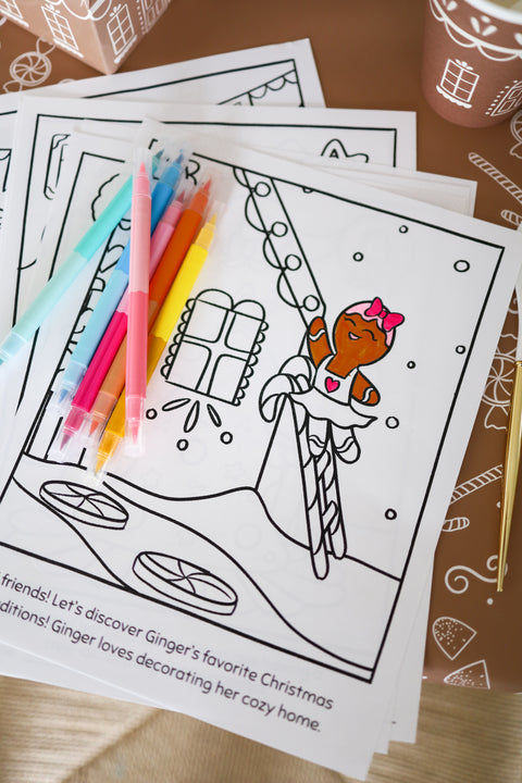Children's Coloring Book - Digital Download