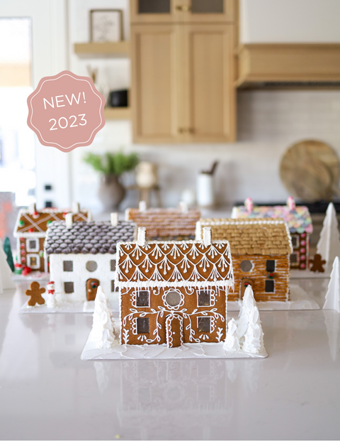 Classic Cottage Gingerbread House Template