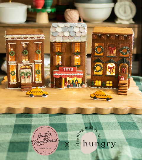 Sleeping Makes Me Hungry x Judy's Gingerbread Premium Template - Brownstones