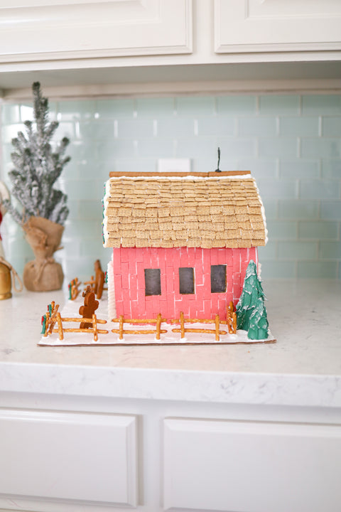 Gingerbread Barn Template