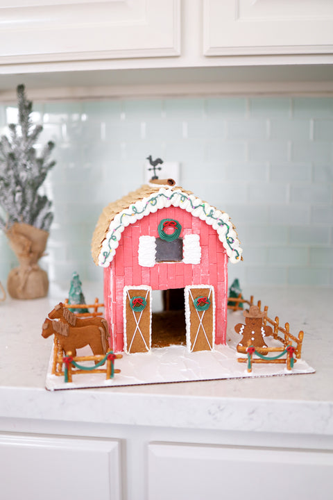 Gingerbread Barn Template